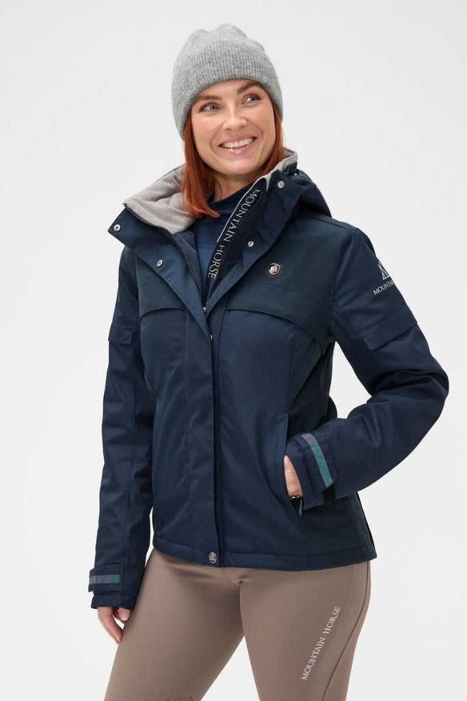 Mountain Horse Grace Winterjas, waterdicht, S, M, L, XL, XXL, Dieren en Toebehoren, Paardrijkleding, Blauw, Dressuur, Nieuw, Ophalen of Verzenden