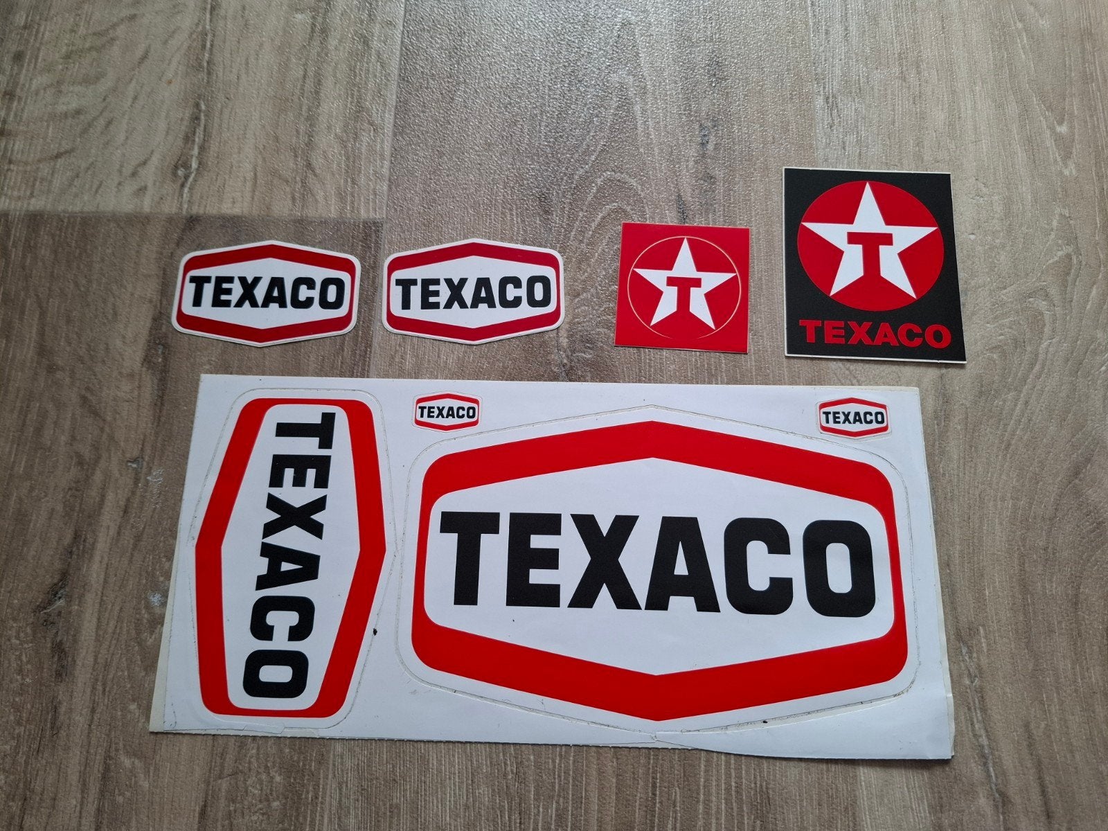 stickers Texaco, Ophalen of Verzenden, Zo goed als nieuw, Merk