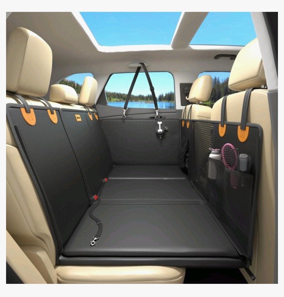 JC Pets 6-in-1 Auto Beschermhoes voor Honden, Ophalen, Nieuw