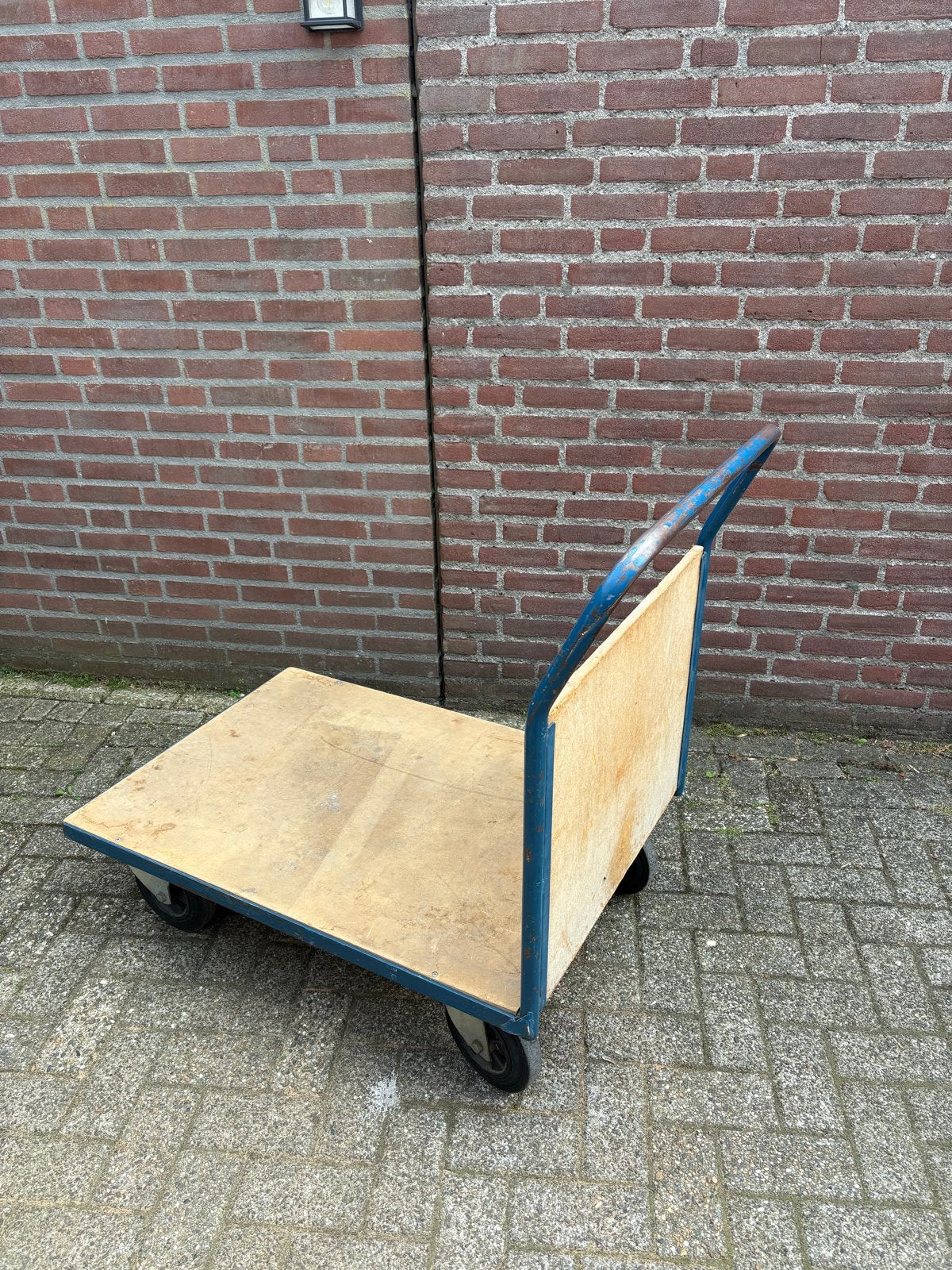 Stevige Plateauwagen - Ideaal voor transport, Doe-het-zelf en Verbouw, Ophalen of Verzenden, Gebruikt, Transportkar