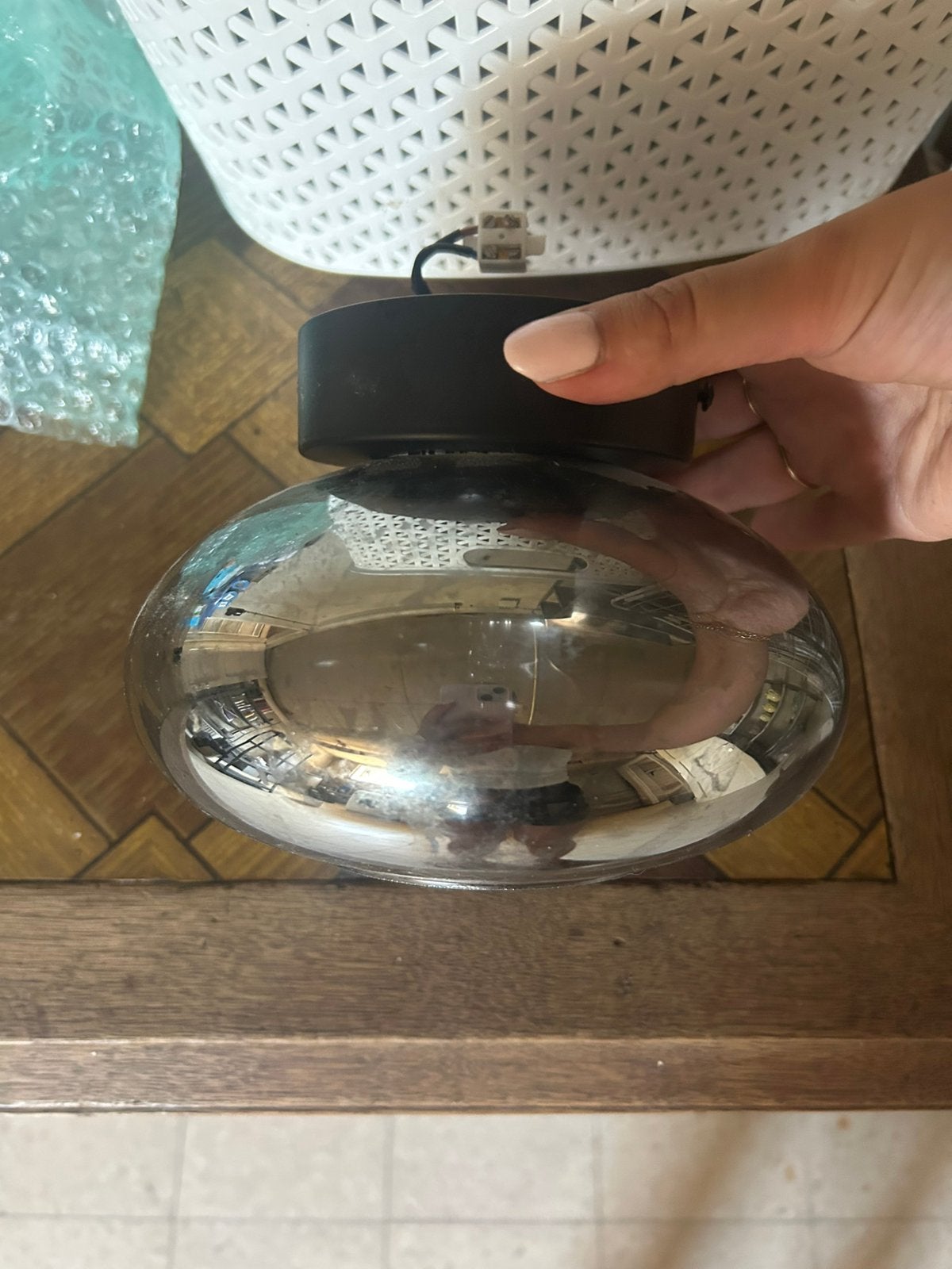 Plafondlamp, Huis en Inrichting, Lampen | Plafondlampen, Ophalen, Gebruikt