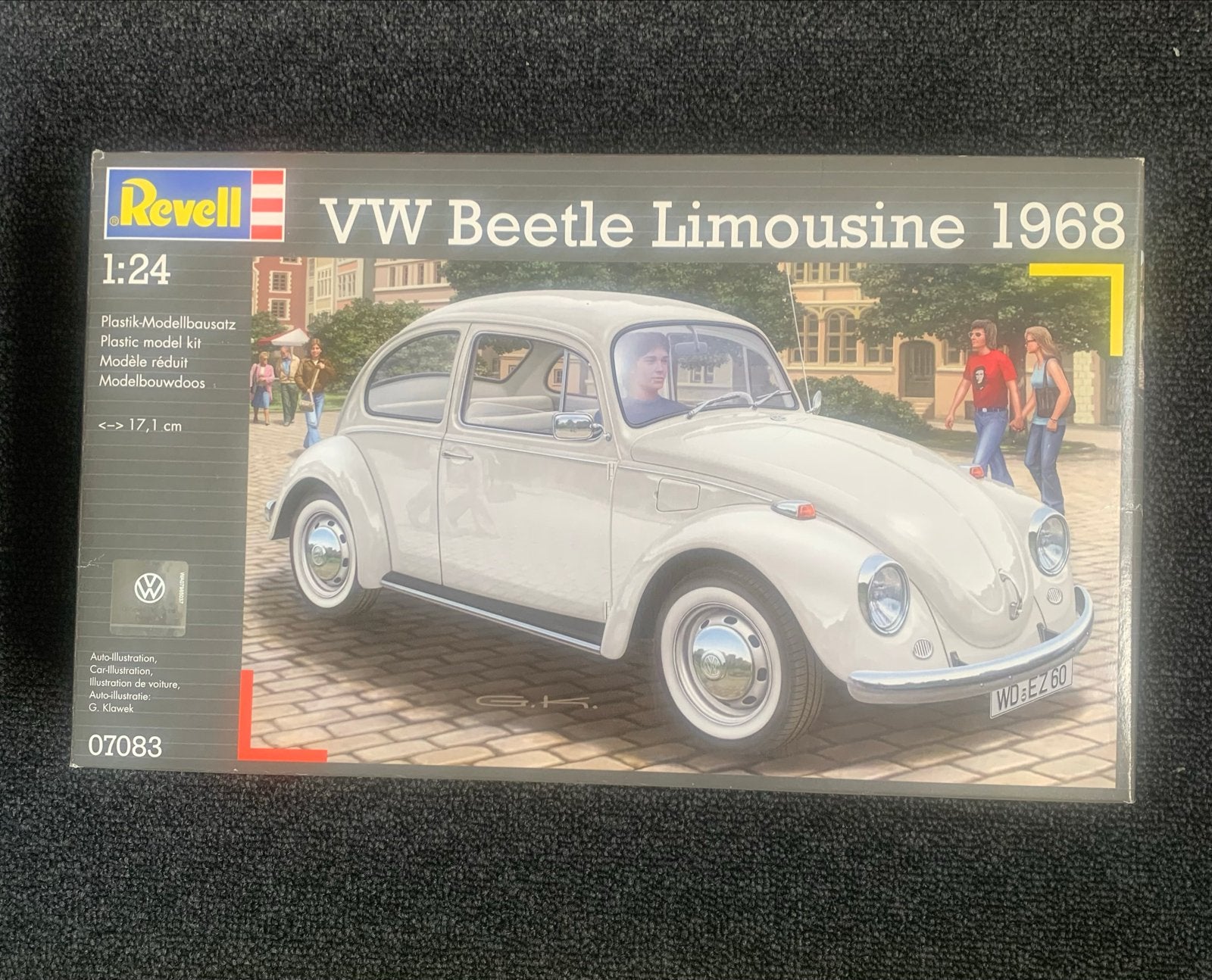 Revell VW Kever Limousine 1968 Bouwpakket 1:24, Auto, Nieuw, Ophalen of Verzenden, 1:32 tot 1:50