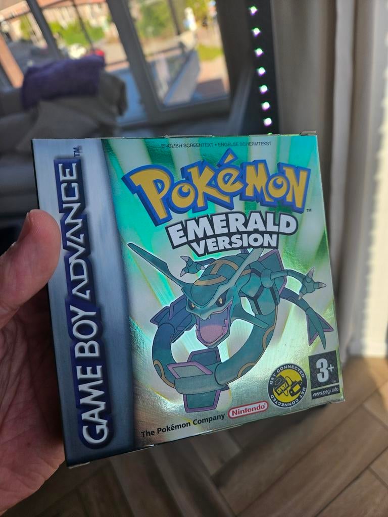 Pokémon Emerald Version Game Boy Advance (GBA) Compleet, Spelcomputers en Games, 1 speler, Ophalen of Verzenden, Zo goed als nieuw