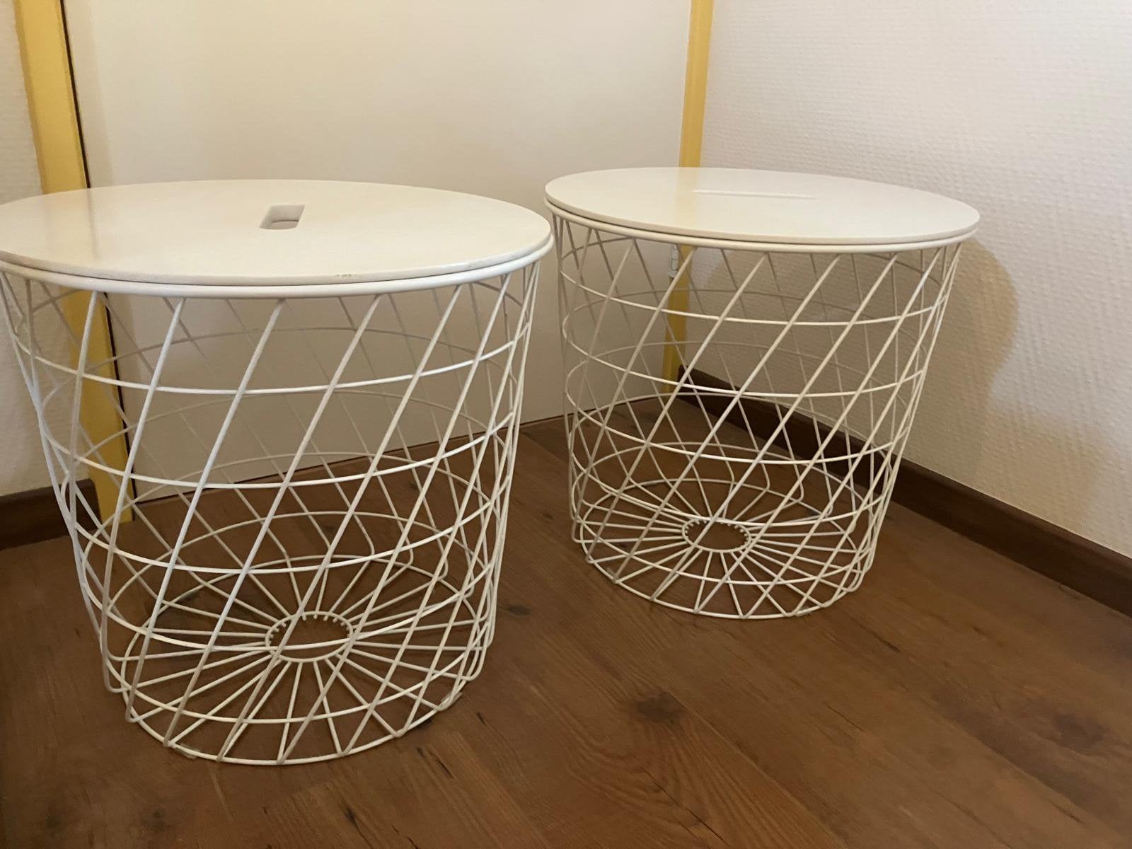 IKEA  KVISTBRO Opbergtafel/nachttafeltjes te koop, Ophalen, Minder dan 55 cm, Zo goed als nieuw, 60 cm of meer