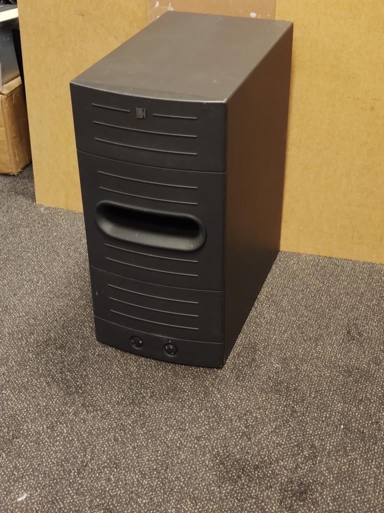 KEF Model 40B subwoofer – gerefoamd, werkt goed, Audio, Tv en Foto, Luidsprekers, Gebruikt, 120 watt of meer, Front, Rear of Stereo speakers