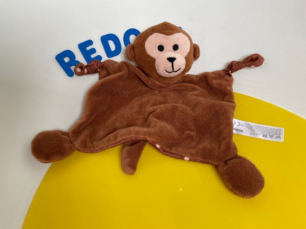 K2562 hema aap aapje doekje bruin, Ophalen of Verzenden, Gebruikt, Overige typen