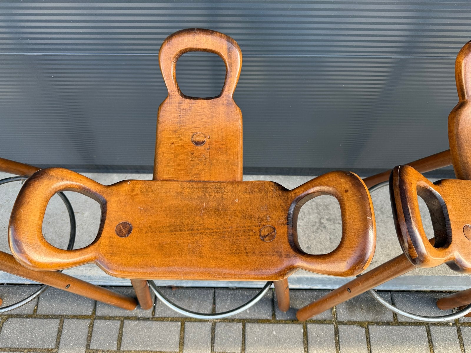 Vintage 'Marbella' kruk van Sergio Rodrigues - Brutalistisch, Ophalen, Gebruikt, Gijpsvintage, Info@gijpsvintage.nl