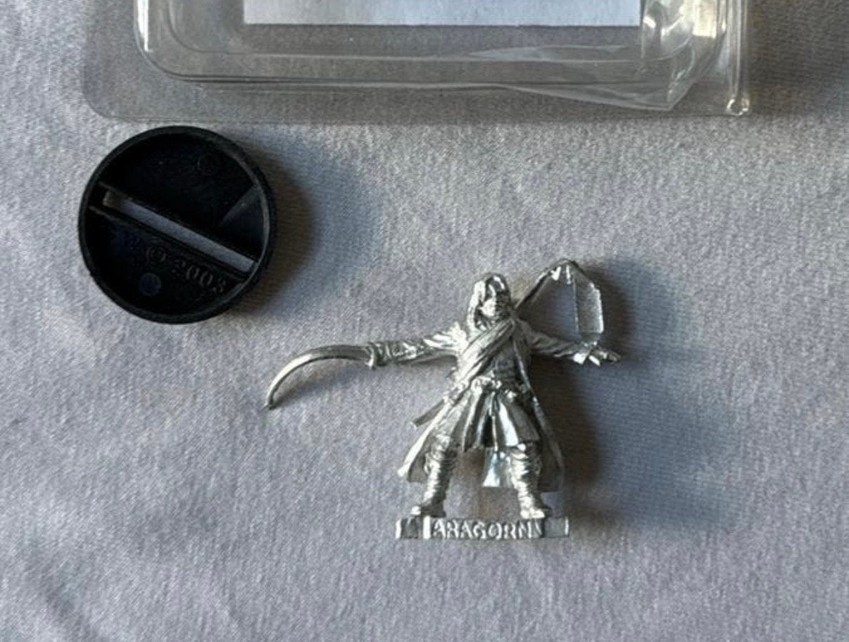 MESBG Aragorn (new metal), Hobby en Vrije tijd, Ophalen of Verzenden, Zo goed als nieuw, Lord of the Rings