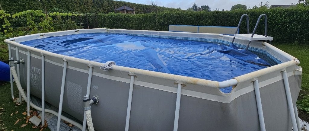 Zwembad Compleet 610x305x120 Intex - In goede staat!, 300 cm of meer, Zo goed als nieuw, Rechthoekig, Ophalen