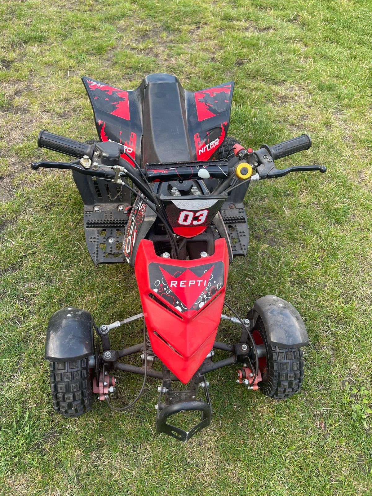 Repti mini quad met toebehoren, Fietsen en Brommers, Minibikes, Midibikes en Pitbikes, Ophalen of Verzenden, Zo goed als nieuw