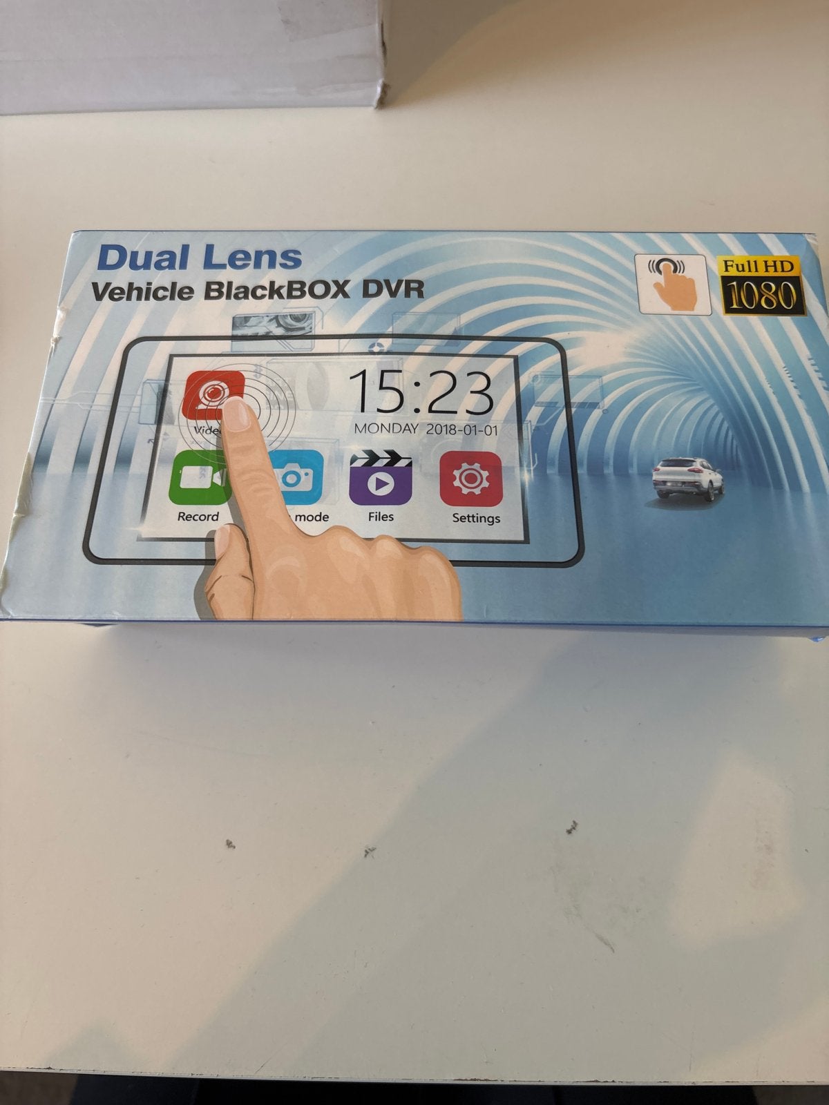 Dual Lens Voertuig BlackBOX DVR Dashcam Full HD 1080P, Ophalen of Verzenden, Nieuw