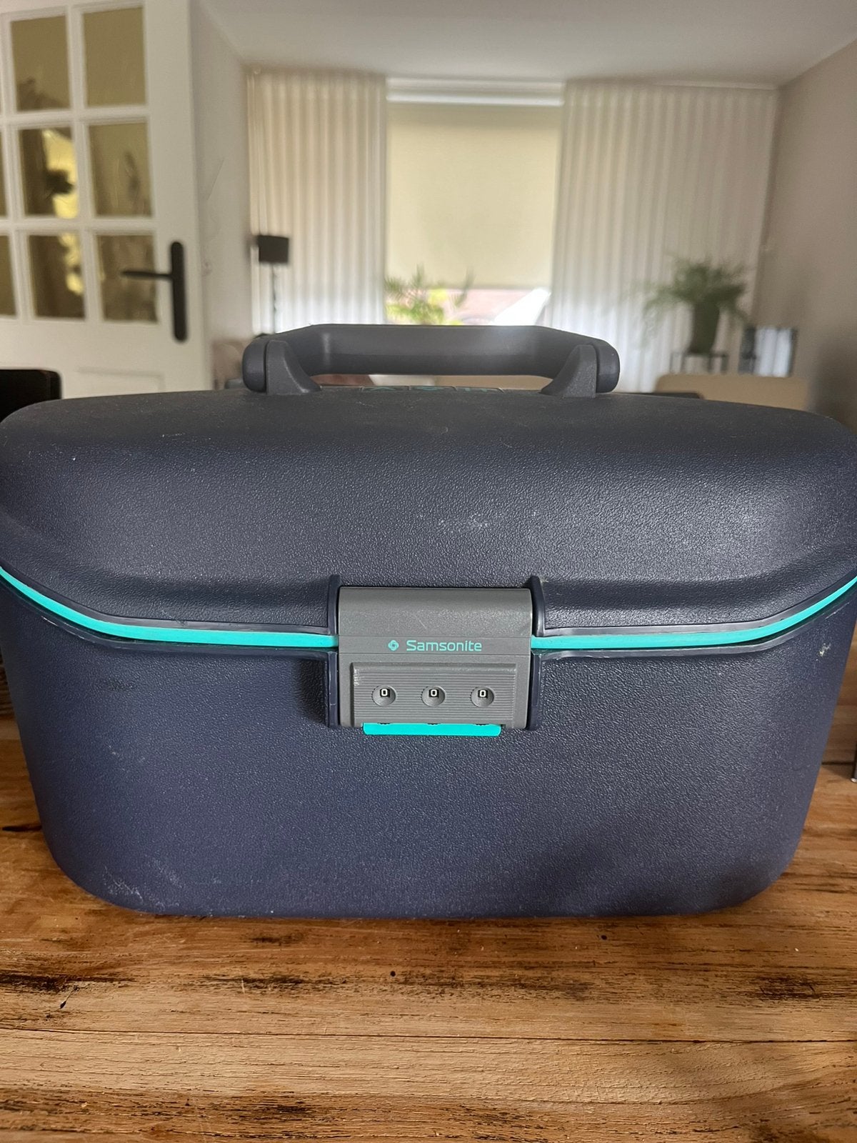 Beautycase van samsonite, Gebruikt, Met slot, Ophalen of Verzenden, Grijs