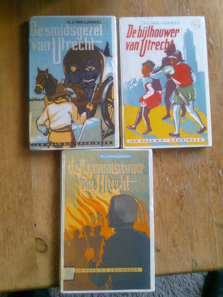 De smidsgezel/De bijlhouwer/De hopmansvrouw van Utrecht, Ophalen of Verzenden, Gelezen