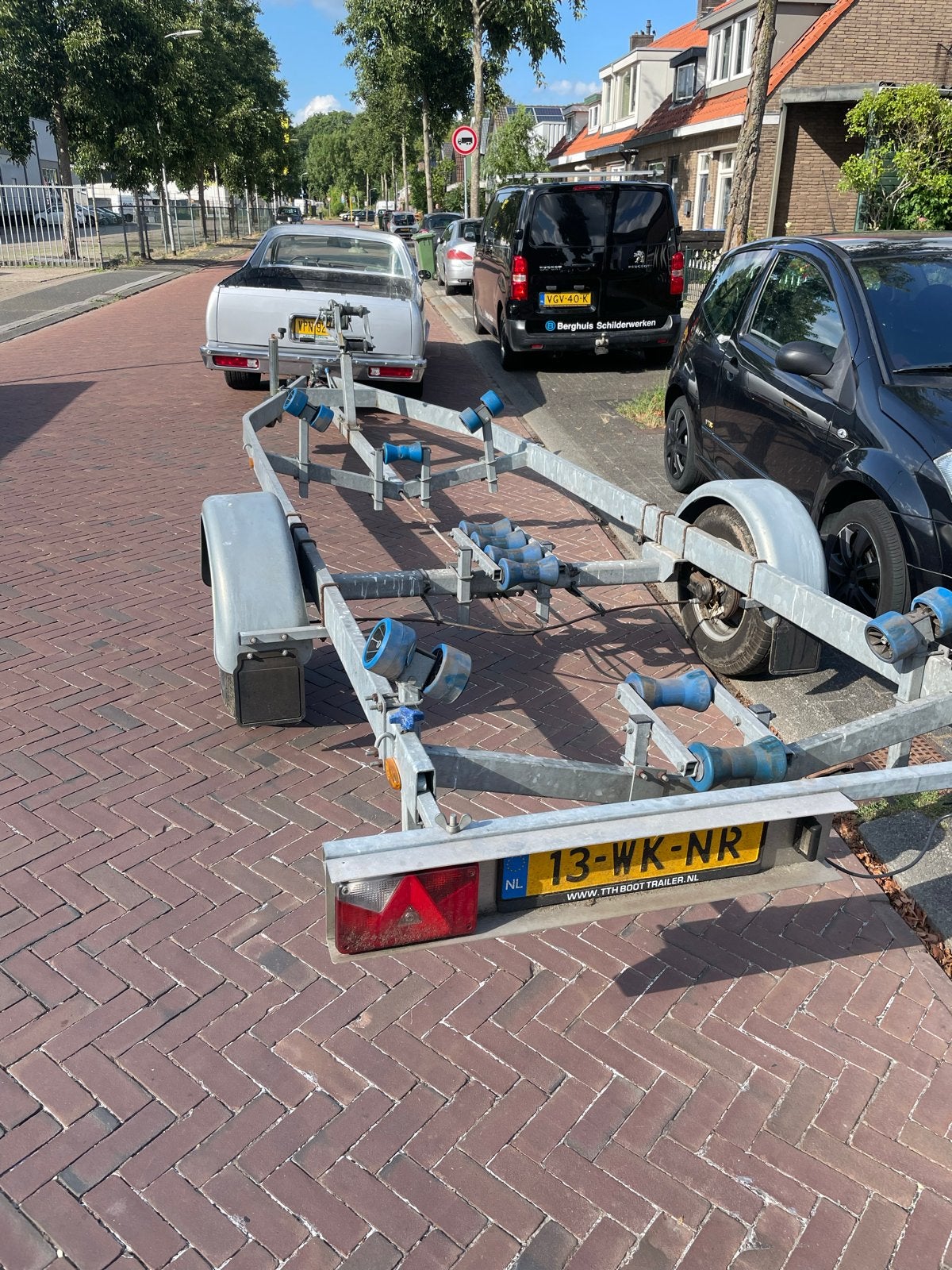 EasyRoller boottrailer met kenteken tot 7 meter, Ophalen, Minder dan 1500 kg, Gebruikt, Sloepentrailer