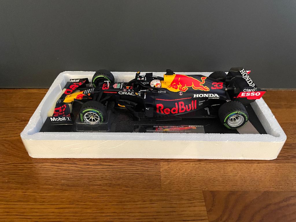Max Verstappen Minichamps 1:18 RB16B GP Italie 2021 Winner, Hobby en Vrije tijd, Modelauto's | 1:18, Ophalen of Verzenden, Nieuw