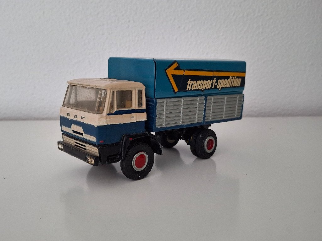DAF 2100 verbouw, lion toys 1/50, Ophalen of Verzenden, Gebruikt, Bus of Vrachtwagen, Lion Toys