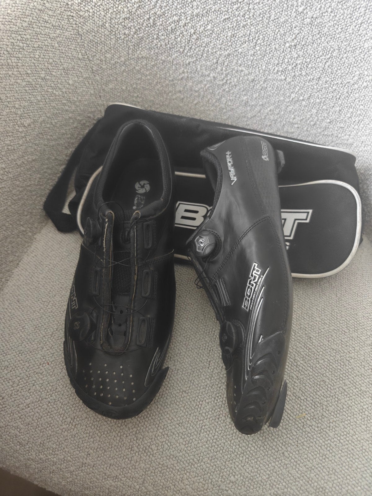 Bont Vaypor+ thermoplastische -maat 46- Zo goed als nieuw, Fietsen en Brommers, Fietsaccessoires | Fietskleding, Heren, Schoenen