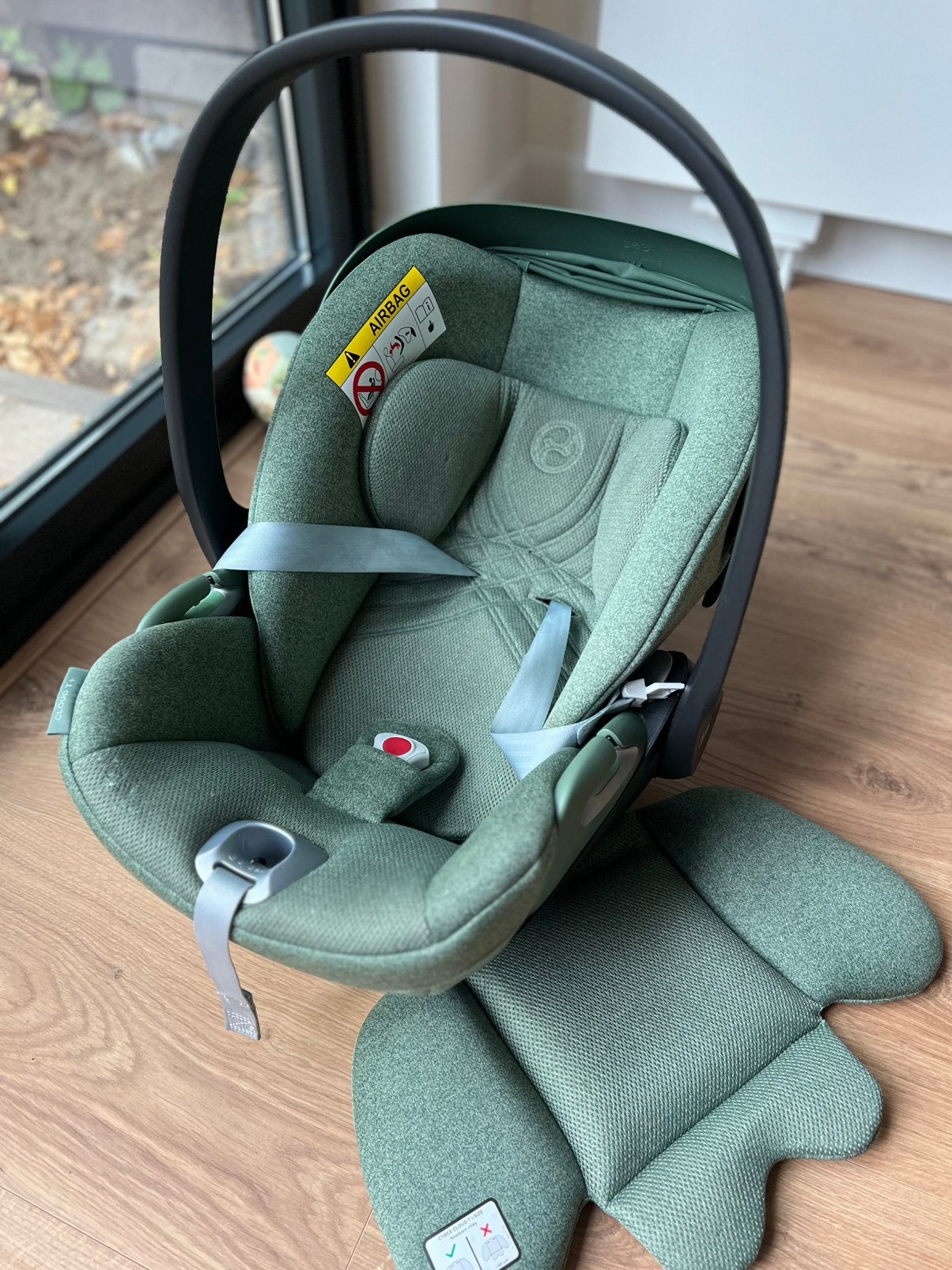 Cybex Cloud + adapters for Cybex strollers, Ophalen, Zo goed als nieuw