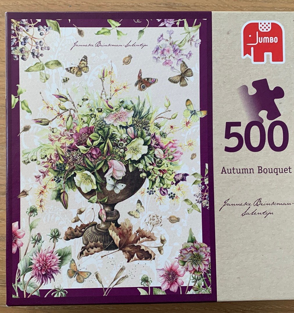 Janneke Brinkman, Autumn Bouquet, Ophalen of Verzenden, 500 t/m 1500 stukjes, Zo goed als nieuw, Legpuzzel