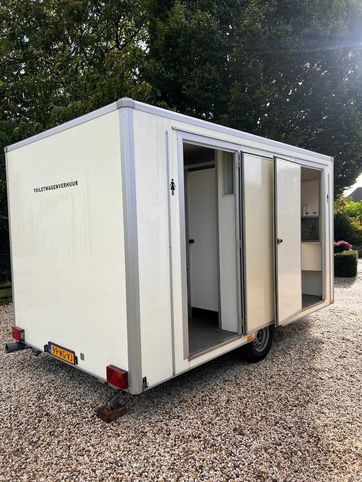 Toiletwagen WC Wagen Toilet wagen sanitair wagen huren, Ophalen of Verzenden, Zo goed als nieuw, Overige