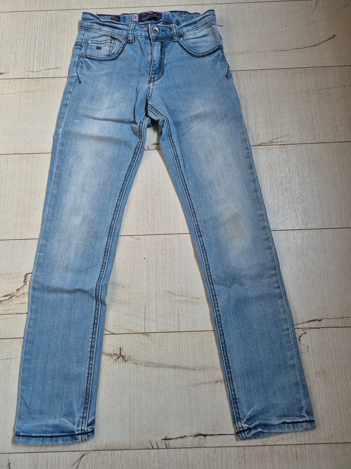 Blauwe jeans mt 146 (BLUE rebel), Blue Rebel, Zo goed als nieuw, Jongen, Ophalen