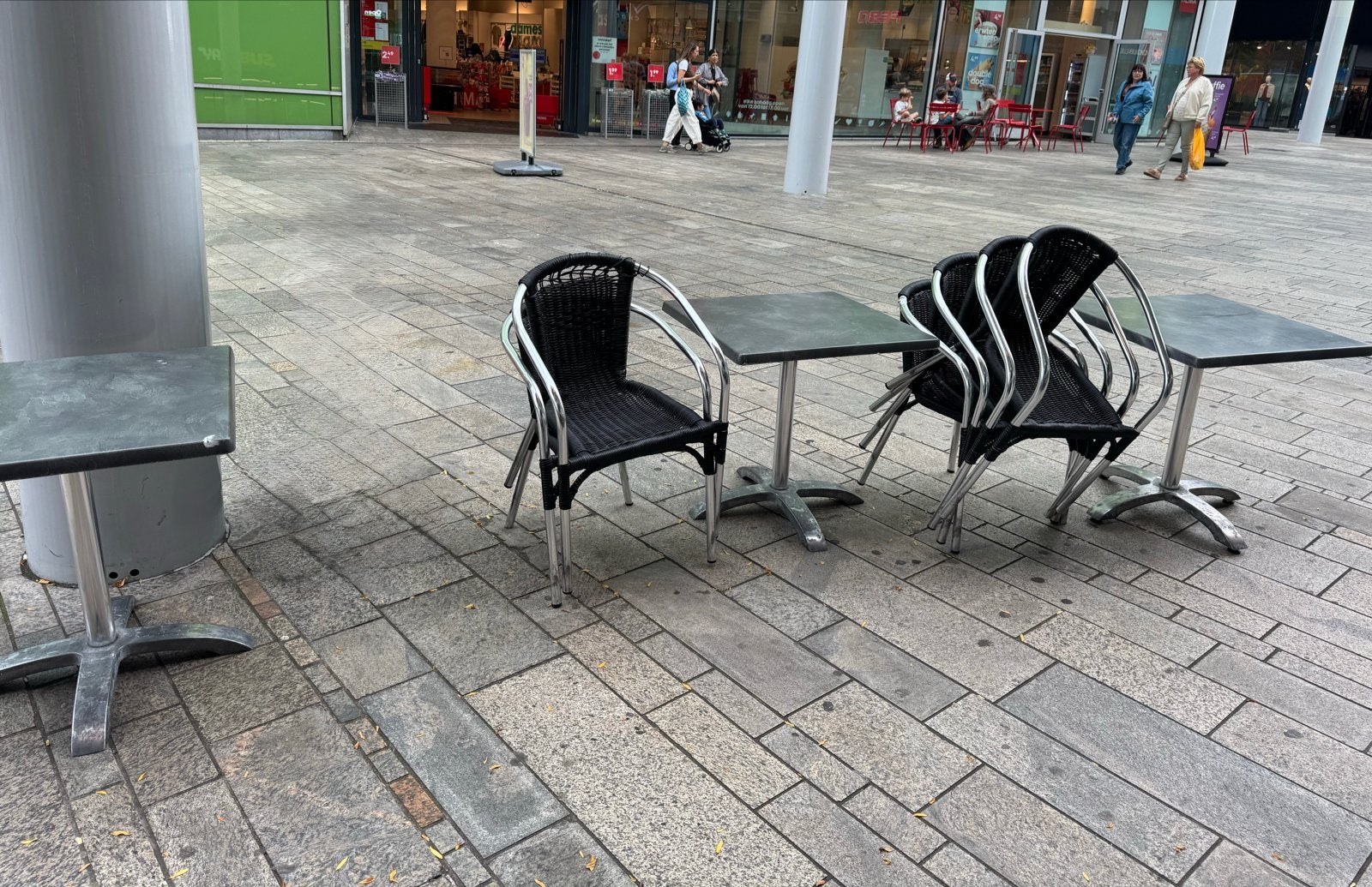 3 tafels en 6 stoelen gratis ophalen, Tuin en Terras, Ophalen, Gebruikt