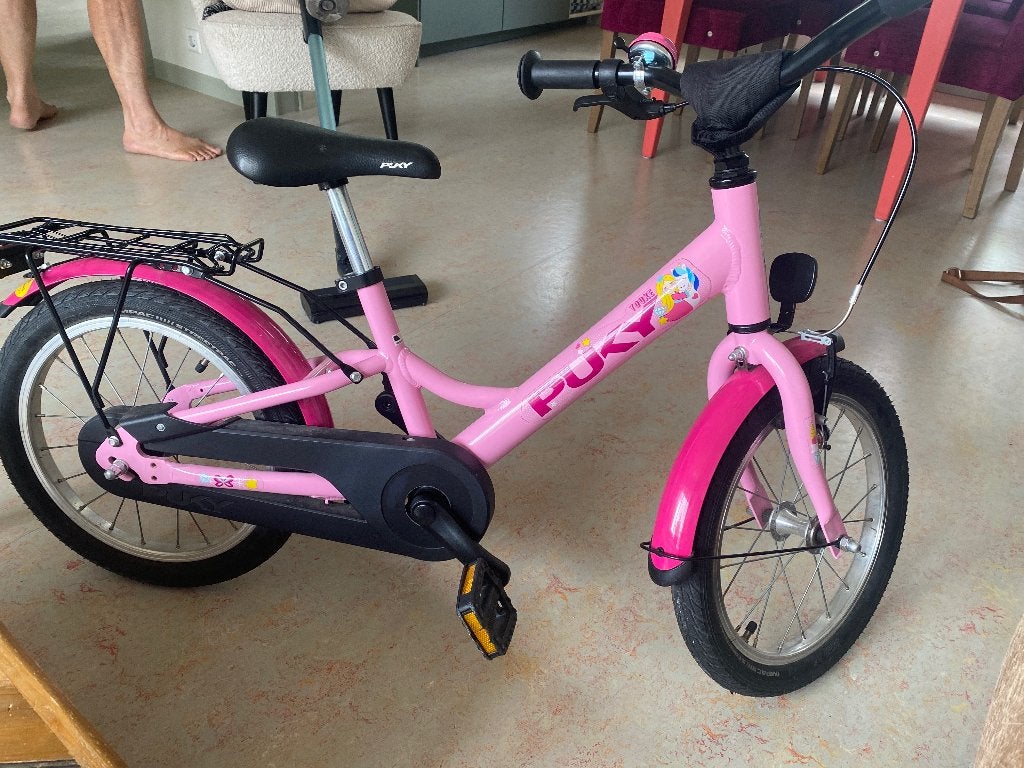 Kinderfiets Puky Youki, Fietsen en Brommers, Fietsen | Kinderfietsjes, Ophalen, Terugtraprem, Zijwieltjes, 16 tot 20 inch