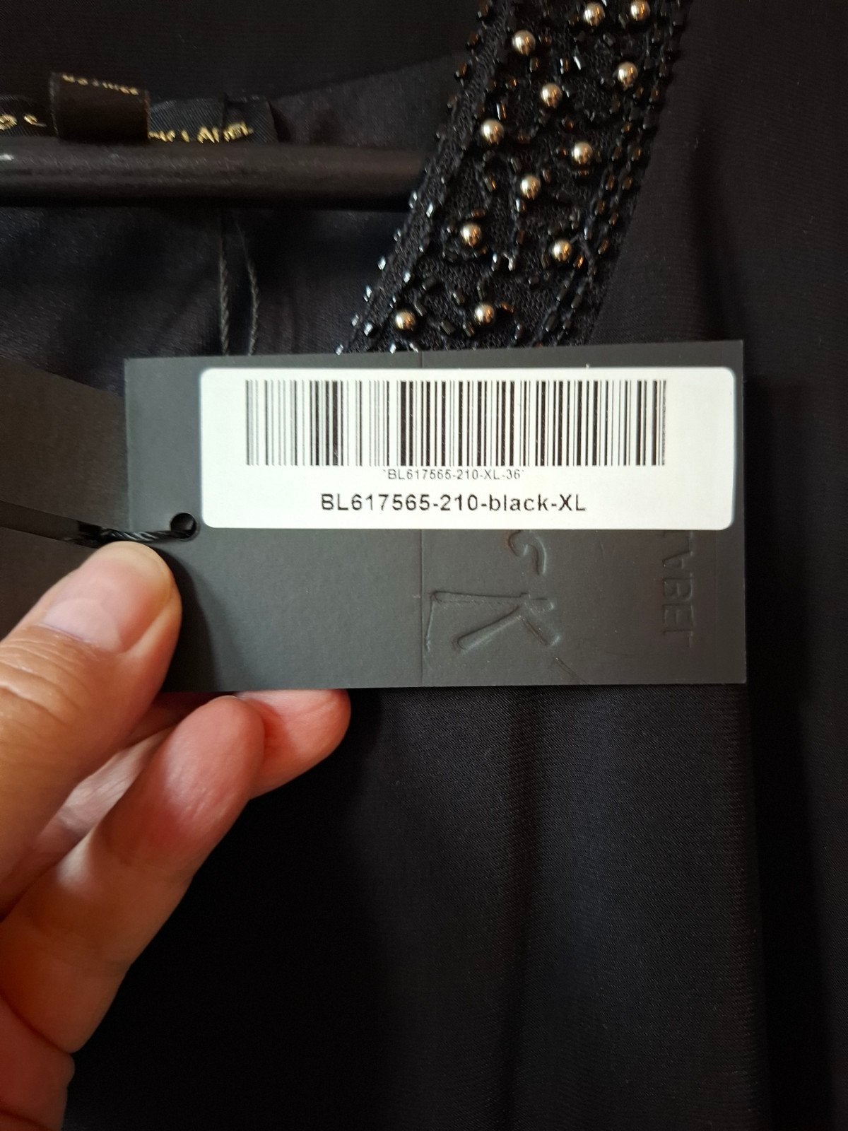 Yoek Black Label zwarte jurk maat: XL/50,52, Overige typen, Yoek Black Label, Zwart, Nieuw