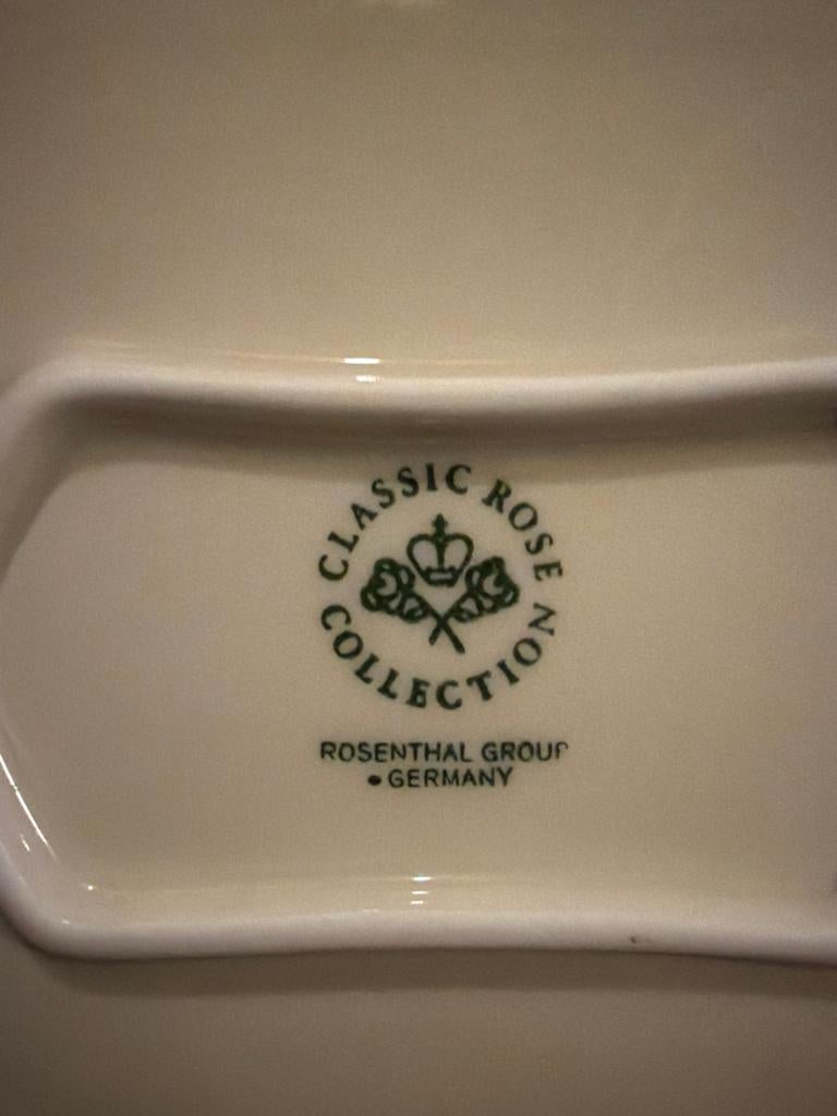 Rosenthal Classic Rose Collection Schalen en Sauskom, Ophalen, Overige stijlen, Porselein, Schaal of Schalen