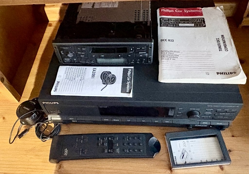 Philips DCC 300 DCC en DCC 822 radio samen voor 150 euro!, Audio, Tv en Foto, Cassettedecks, Ophalen of Verzenden, Enkel, Philips