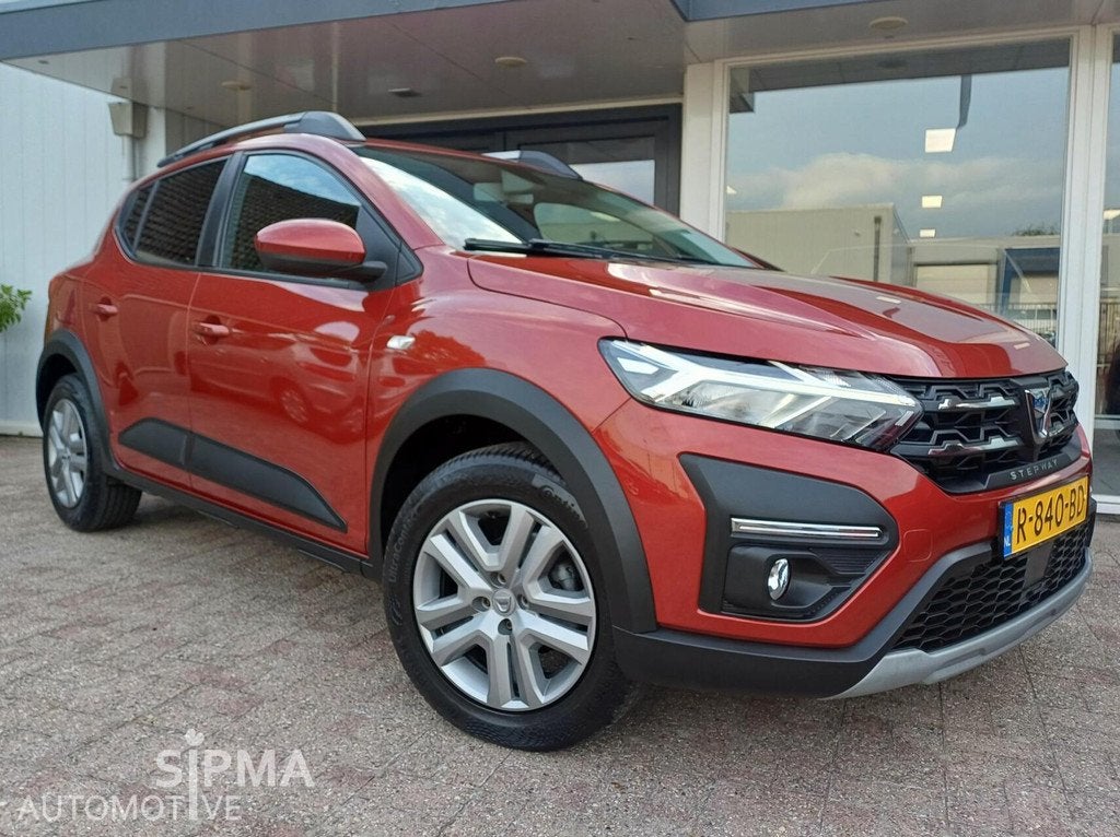 Stoere 2022 Dacia Sandero Stepway 90pk/Led/Navi/Pdc/112dkm, Origineel Nederlands, Bedrijf, 19 km/l, 3 cilinders