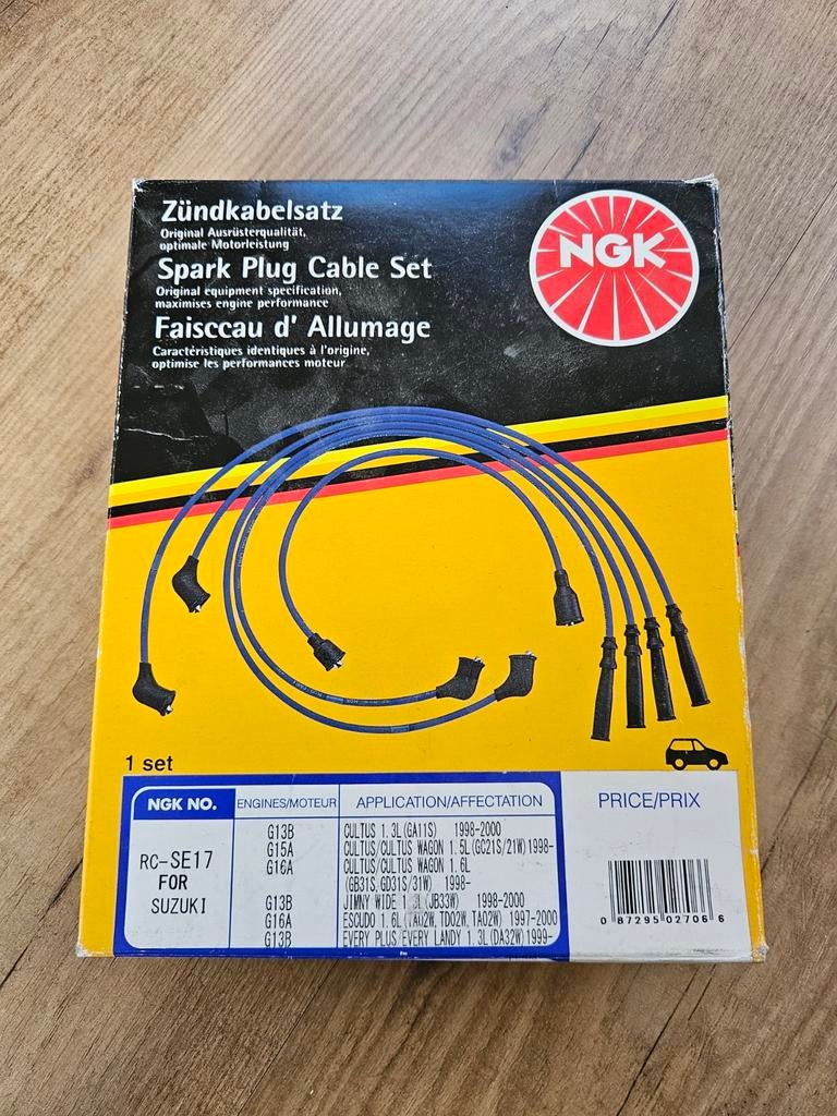 NGK Bougiekabelset RC-SE17 voor Suzuki, Ophalen of Verzenden, Nieuw, Suzuki