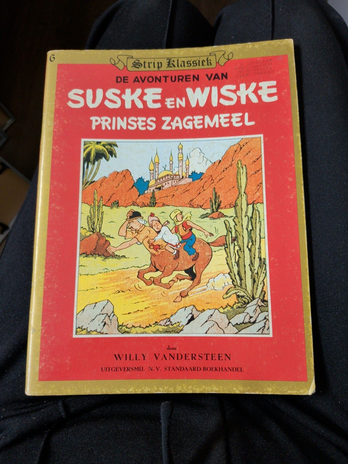 Suske en Wiske - Prinses Zagemeel (Rode reeks), Eén stripboek, Ophalen of Verzenden, Gelezen, Willy Vandersteen