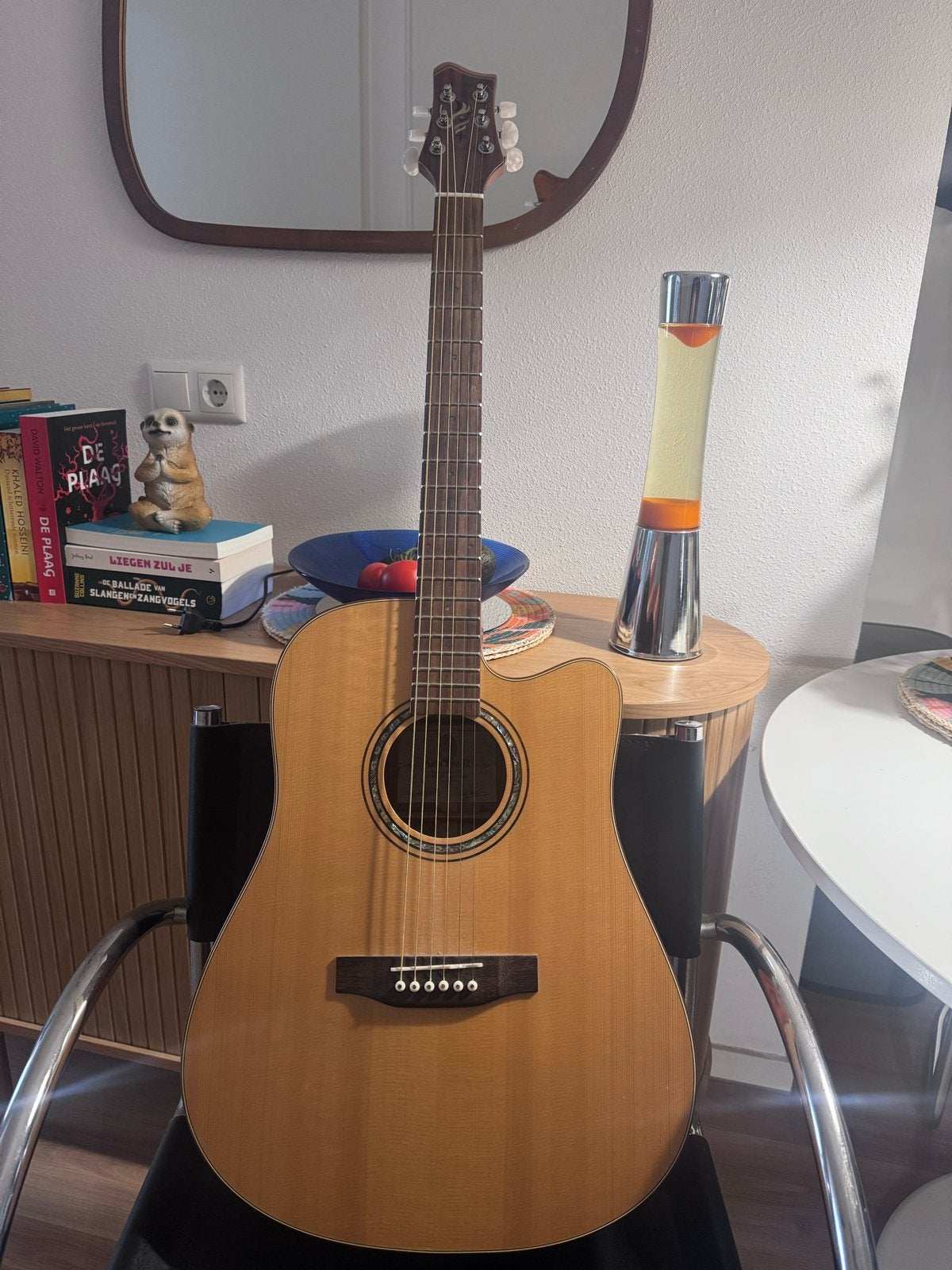 Motion 1005 SM Dreadnought Cutaway Akoestische Gitaar, Ophalen, Gebruikt, Western- of Steelstringgitaar, Met (piezo-)element