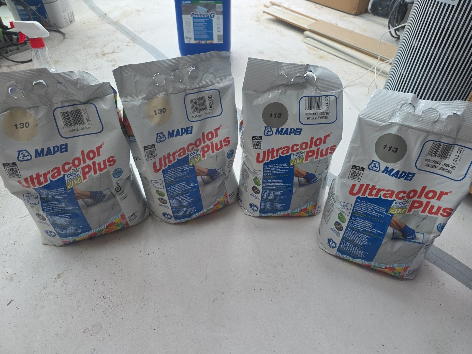 Mapei Ultracolor Plus voegmiddel 5 kg - diverse kleuren, Overige typen, Nieuw, 10 m² of meer, Overige materialen