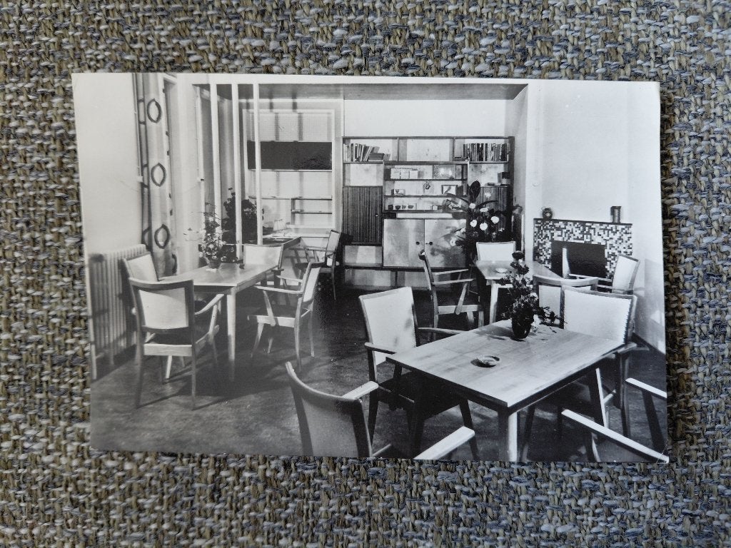 Nunspeet, van Liendenhuis, Rusthuis, fotokaart, gelopen,, Verzenden, 1940 tot 1960, Gelopen, Gebouw