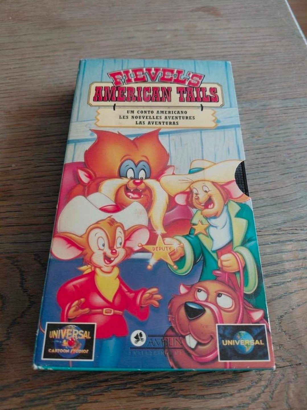 Fievel American Tails - Mail Order Mayhem videoband., Cd's en Dvd's, Gebruikt, Tekenfilm, Alle leeftijden, Ophalen of Verzenden