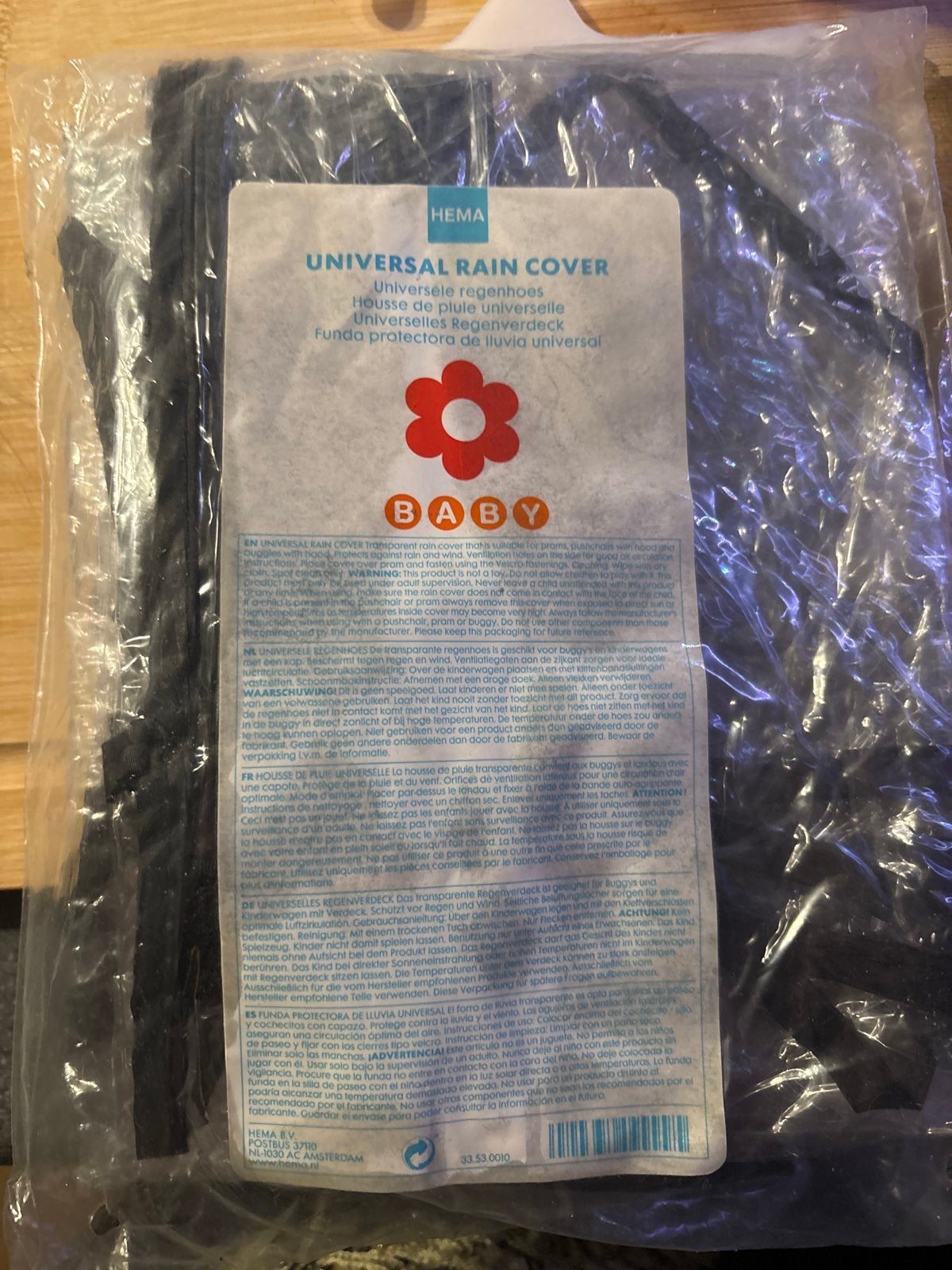 Hema Universele Regenhoes voor Kinderwagen/Buggy - Nieuw, Ophalen of Verzenden, Nieuw, Overige merken, Regenhoes