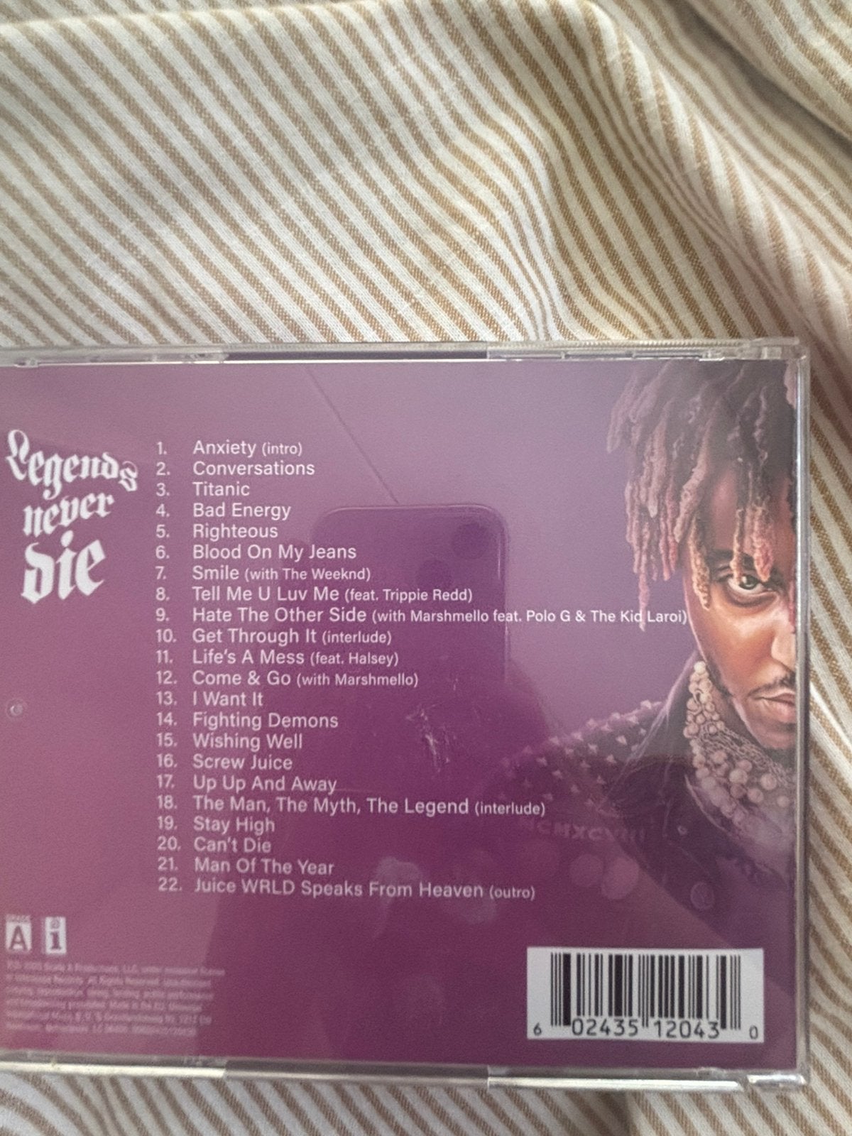 juice wrld album legends never die, Ophalen of Verzenden, Zo goed als nieuw