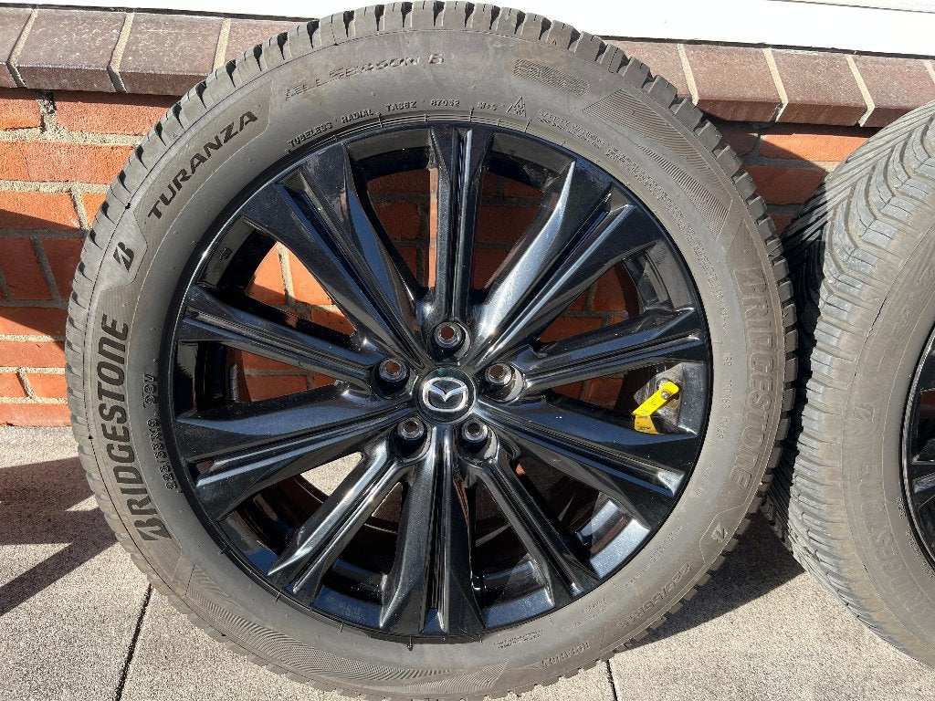 Mazda CX-5 19inch velgen met banden 225/55/R19 incl sensor, Auto-onderdelen, Gebruikt, All Season, Band(en), Personenwagen