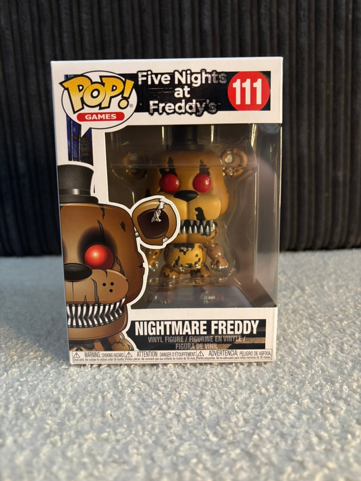 Funko Pop Five Nights At Freddy’s Nightmare Freddy 111, Verzamelen, Nieuw, Ophalen of Verzenden, 2802 Wetmore Ave Everett, WA 98201 USA
