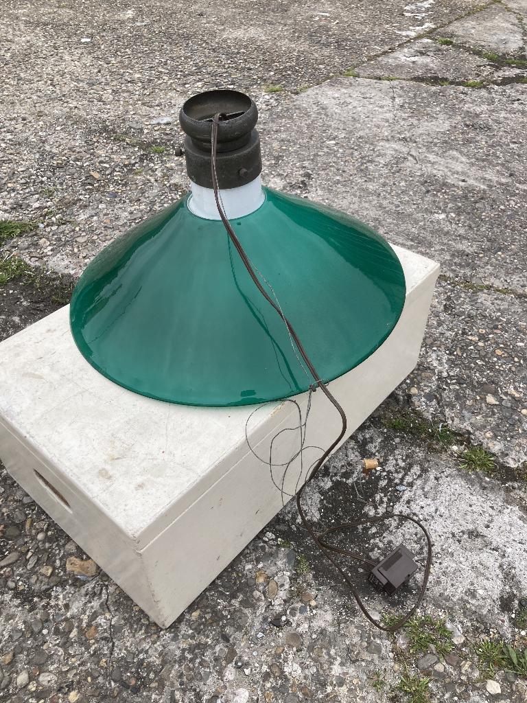 ALESSANDRO PIANON VISTOSI GLASS PENDANT LIGHT, ITALY 1960'S, Ophalen, Gebruikt, Glas, Vintage; design