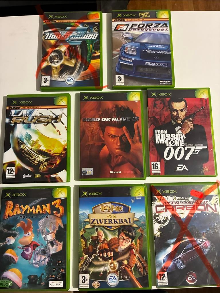 Xbox Original Games - Diverse Collectie (7 Spellen), Spelcomputers en Games, Gebruikt, Overige genres, Eén computer, Ophalen of Verzenden