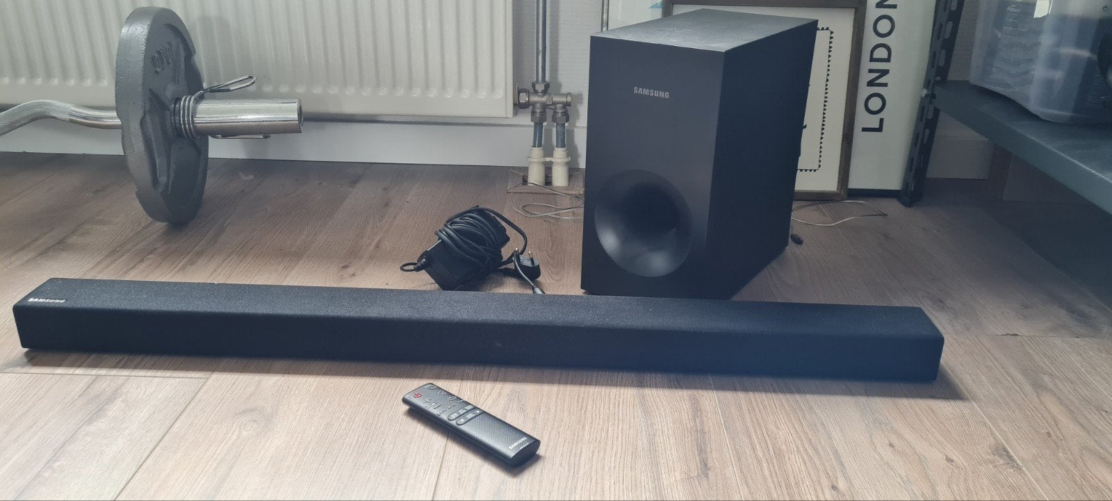 Samsung Soundbar HW-K335 met Subwoofer, Ophalen, Bluetooth, Gebruikt