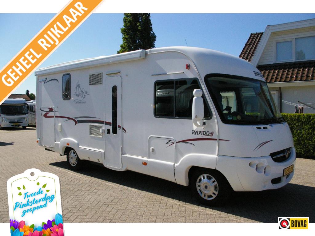 Rapido Le Randonneur 9083 DF Dwarsbed, XXL Garage, Caravans en Kamperen, Integraal, Airbags, Ringverwarming, Fiat