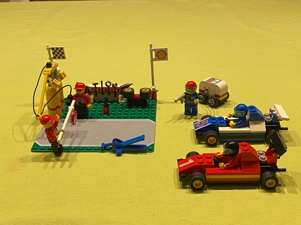 Lego Formula 1 Pitstop 2554, Lego, Compleet, Ophalen of Verzenden, Complete set
