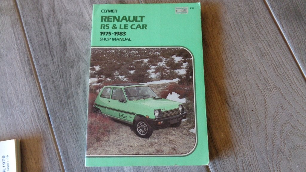 Werkplaatshandboek RENAULT R5 & LE CAR , 1975-1983 (NIEUW), Verzenden, Nieuw, Renault