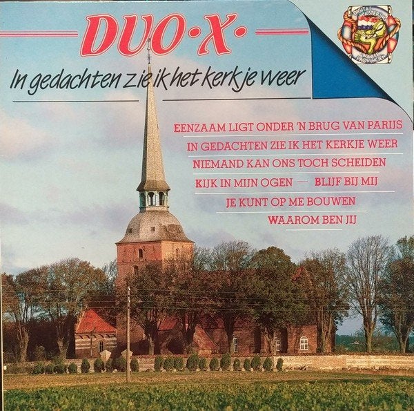 Duo X - In gedachten zie ik het kerkje weer LP  Nieuw, LP, Ophalen of Verzenden, Levenslied of Smartlap, 12 inch