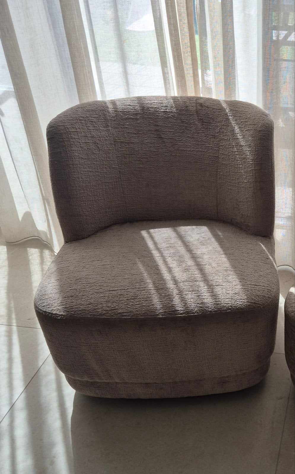 Fauteuil zo goed als nieuw WOOOD, Huis en Inrichting, Ophalen, 75 tot 100 cm, Zo goed als nieuw, Stof