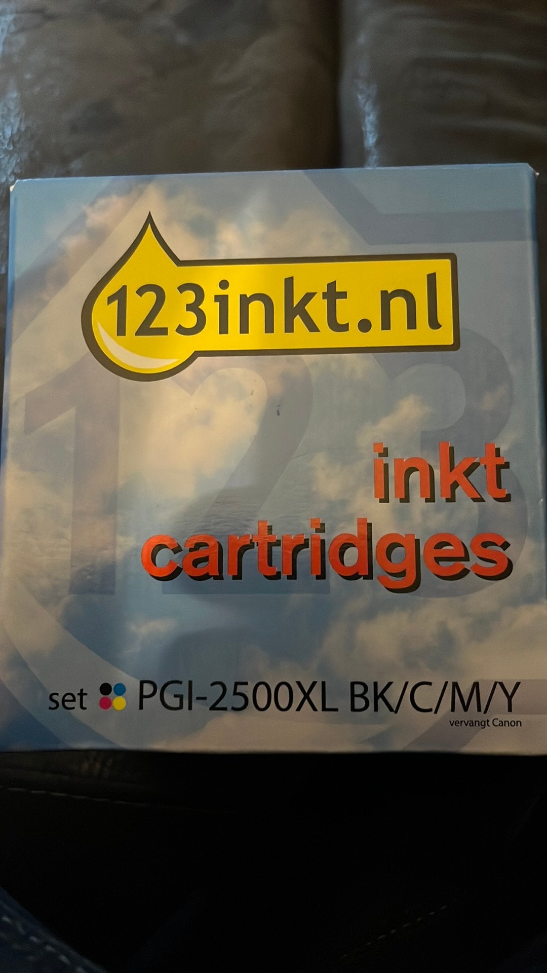 Cartridge set Canon MAXIFY MB5155 en MB5150 + 2x losse zwart, Ophalen of Verzenden, Zo goed als nieuw, 123 inkt, PGi-2500XL